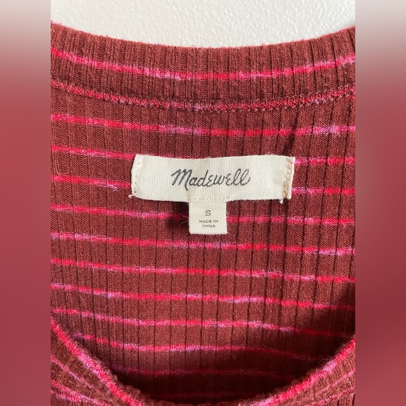 Madewell Stripe Tank Top Small - Picture 2 of 3